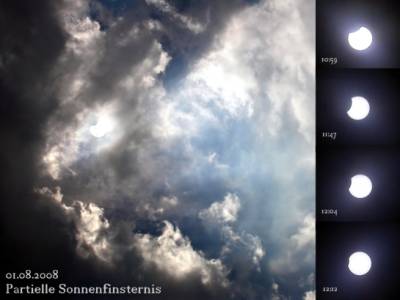 partielle Sonnenfinsternis, Münster